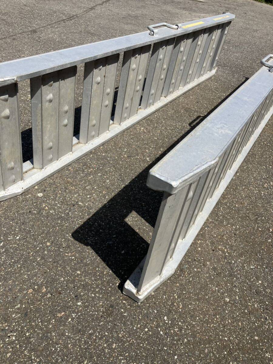  Toyama . water city .. receipt limitation (pick up) aluminium bridge length some 180cm width 35cm thickness 7.5cm