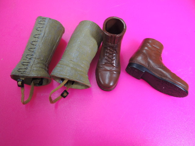 [ enclosure shipping * leaving possible ]1/6 WW2 America land army resin made gate ruM1938 * combat boots * set 3R BBI military Dragon 