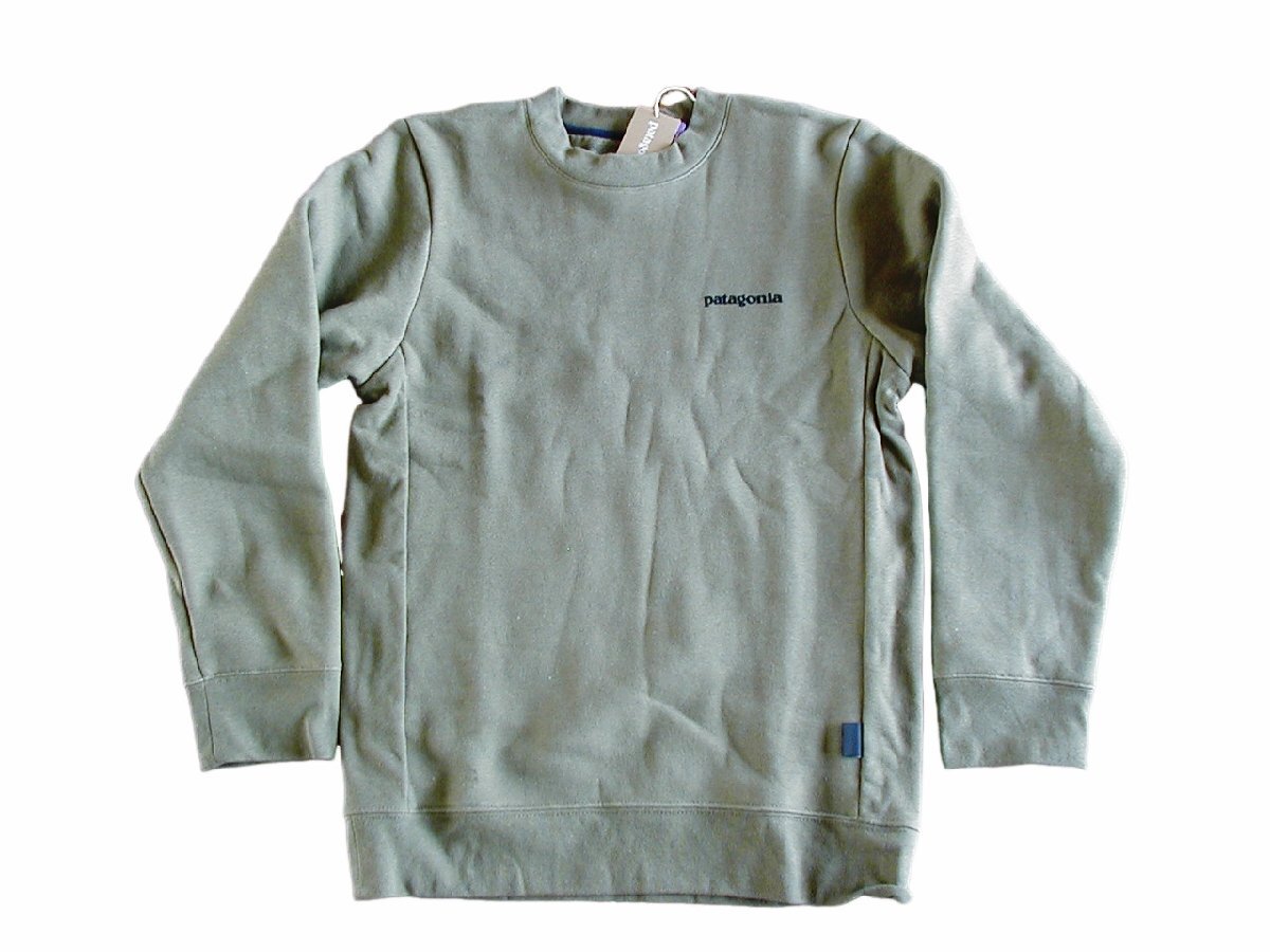 ■未使用■【新品XXS】パタゴニア M’s P-6 ロゴ・アップライザル・クルー・スウェットシャツ■ patagonia Moray Khaki(MOKH) ■_画像3