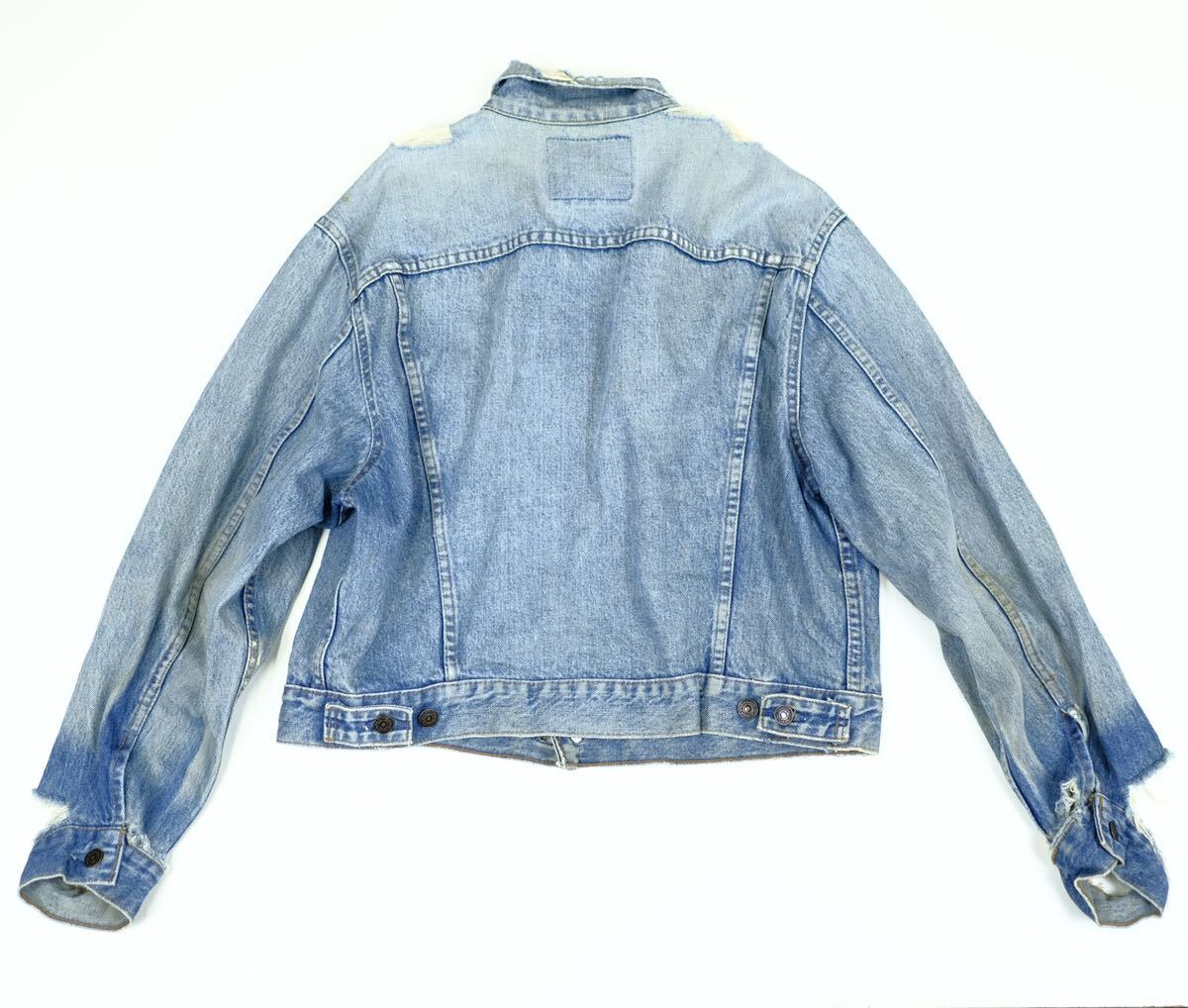 1980s】ビンテージ Levi's ボロ デニムジャケット 70505 3rd 4th 1980s】ビンテージ Levi's ボロ デニムジャケット 70505 3rd 4th