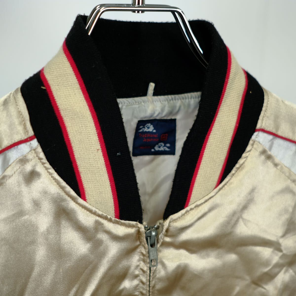 ビンテージ スカジャン スーベニアジャケット 和柄 刺繍 ブルゾン ジャケット 古着屋 海外仕入れ 卸売りの画像3