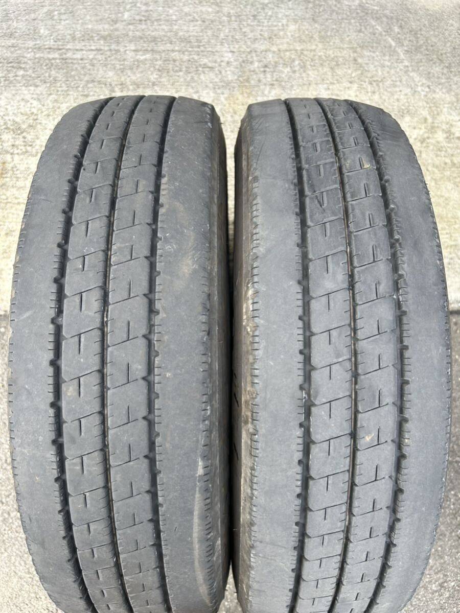 185/75R15（106/104N）LT ブリヂストン DURAVIS R207 中古2本 2022年製 バリ山 _画像1