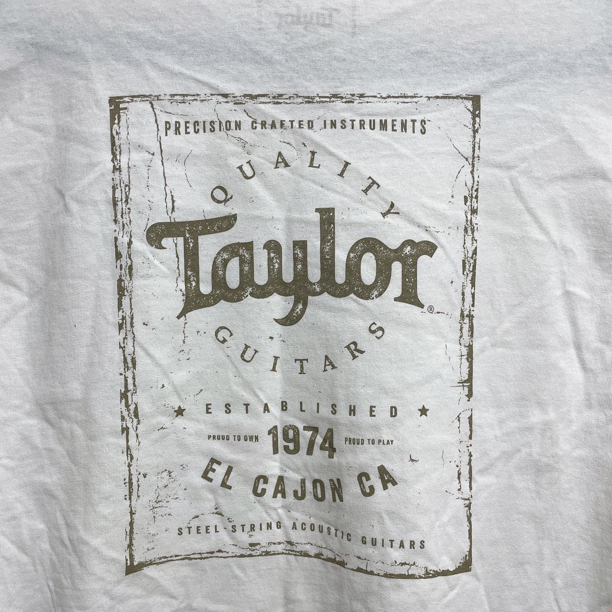 Taylor ギター　アパレル　Tシャツ　白　未使用
