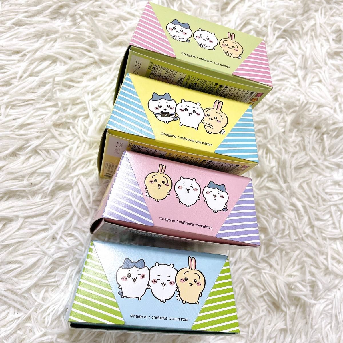 【空箱】ちいかわちろるちょこ 箱のみ ハチワレ うさぎ ちいかわ 3人セット コンプリート チロルチョコ 空き箱デコbox コンプ_画像7