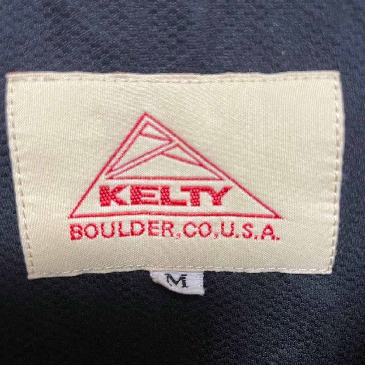 KELTY ケルティ  ワークシャツ 半袖 ブラック メンズ M シャツ カットソー 夏