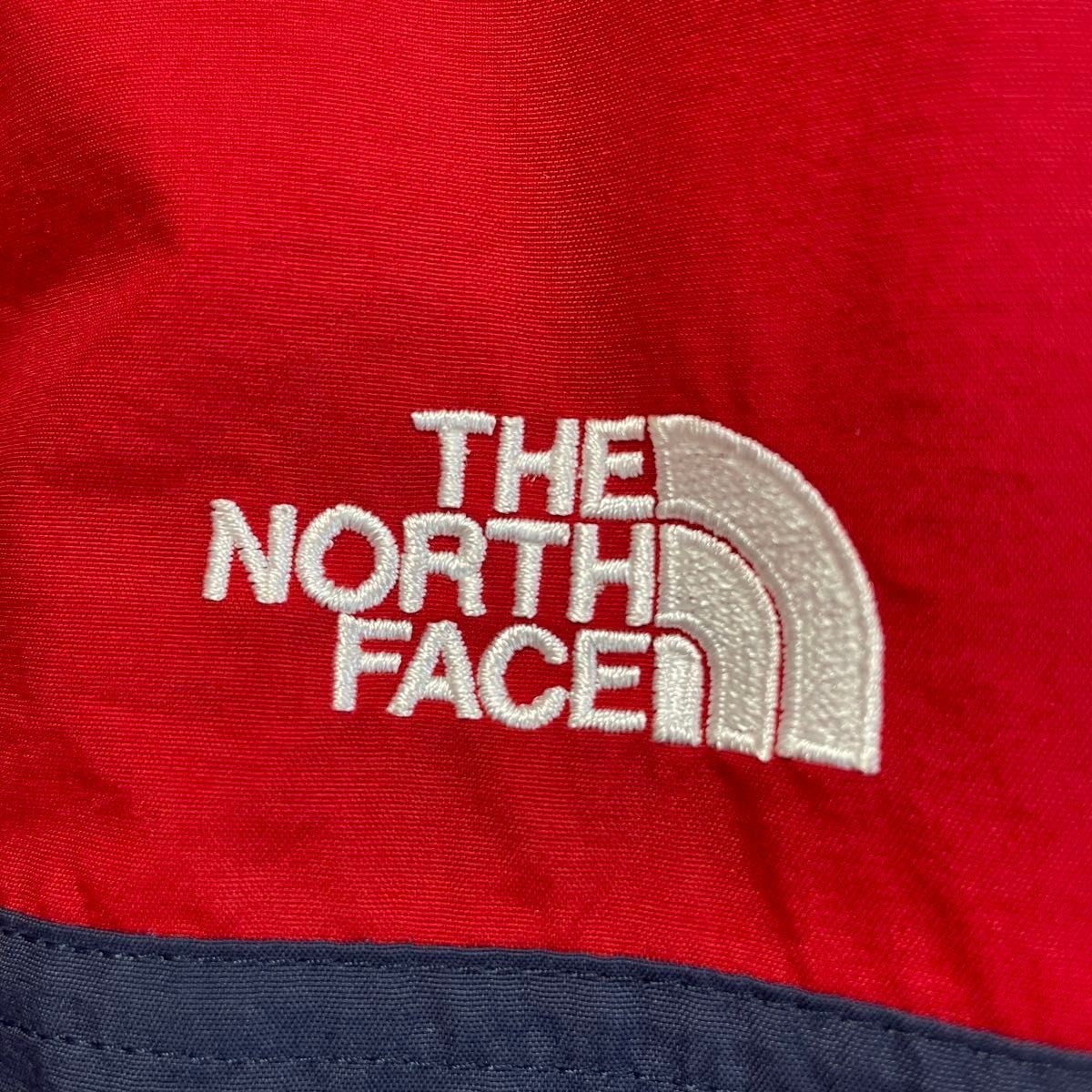 希少 THE NORTH FACE ノースフェイス コンパクトジャケット ネイビー系 レッド系 メンズ　XXL NP71530