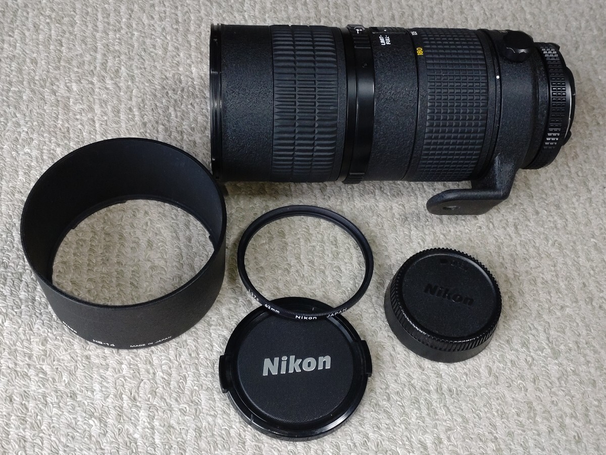 ニコン Nikon NIKKOR ED AF MICRO NIKKOR 70-180mm f:4.5-5.6D ズーム レンズ ZOOMLENS マクロレンズ 除湿庫保管 美品_画像5