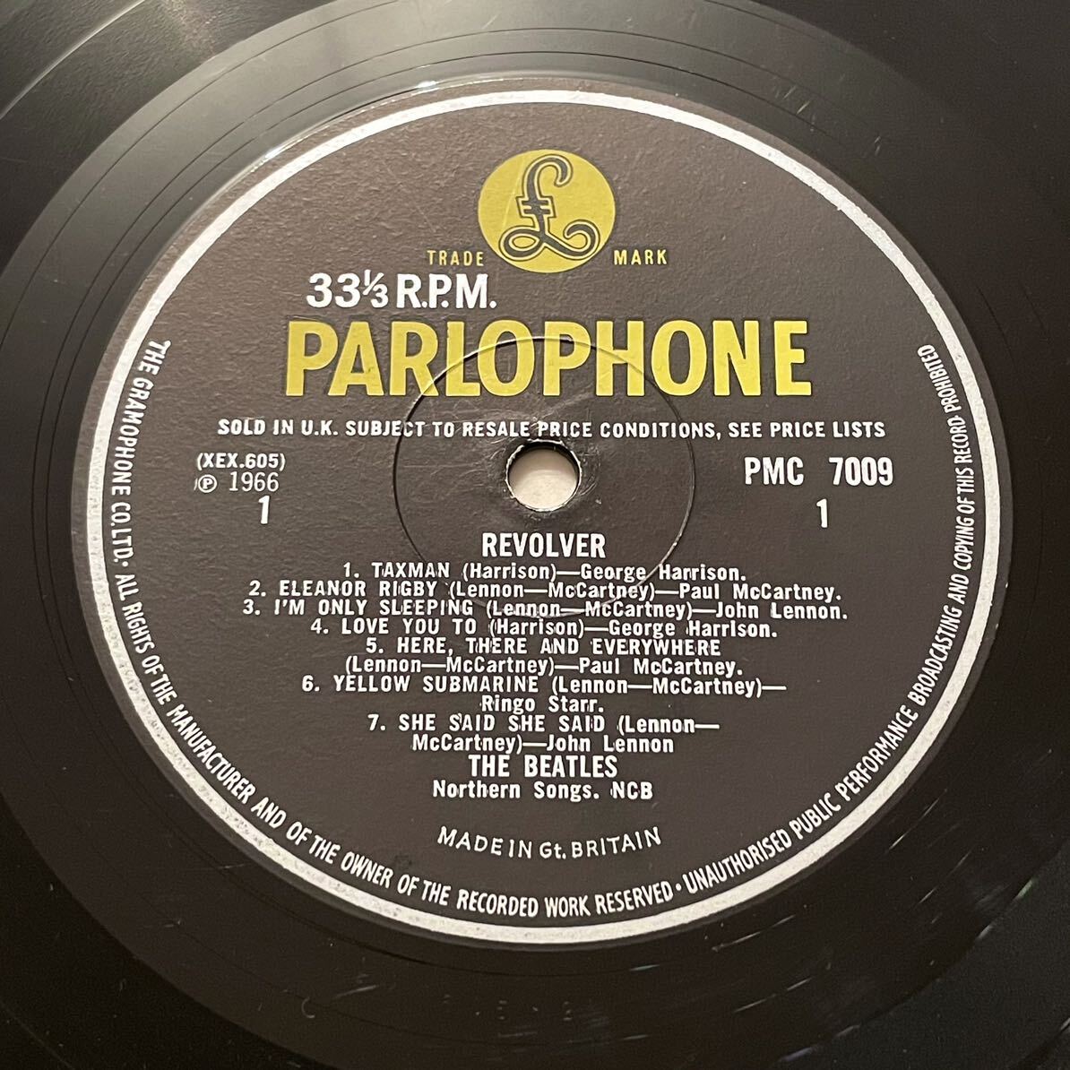  beautiful goods UKorg MONOmato2/2 LP THE BEATLES / REVOLVER UK original record PMC7009 The * Beatles record 