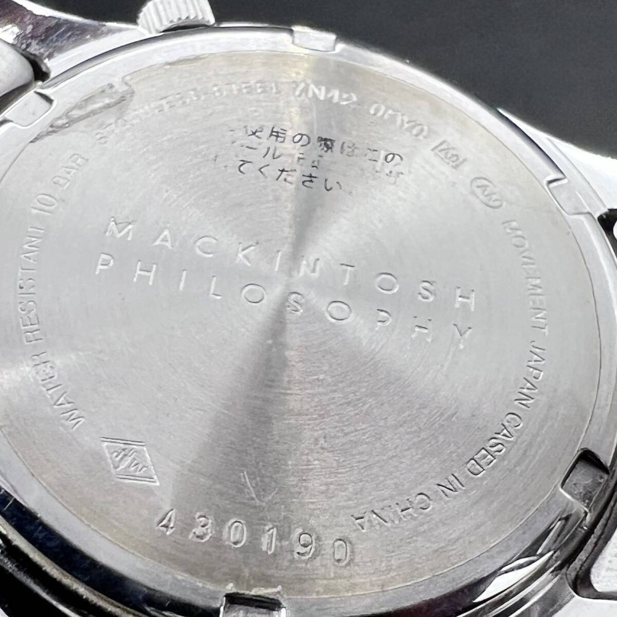 動作未確認 腕時計 MACKINTOSH PHILOSOPHY マッキントッシュフィロソフィー 電池切れ クォーツ g4-53_画像10