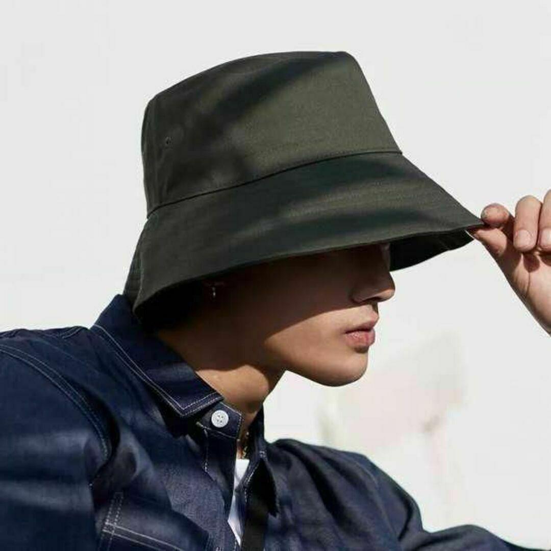 バケットハット 帽子 XL 韓国 オルチャン ユニセックス 男女兼用 黒 大きめの画像4