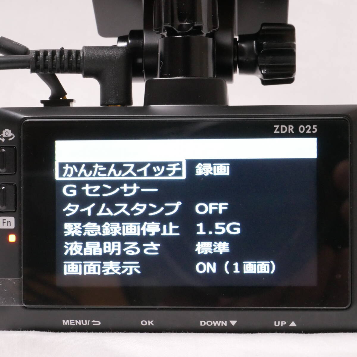◆COMTEC コムテック ZDR-025 前後2カメラ GPS搭載高性能ドライブレコーダー 32GBマイクロSD◆_画像7