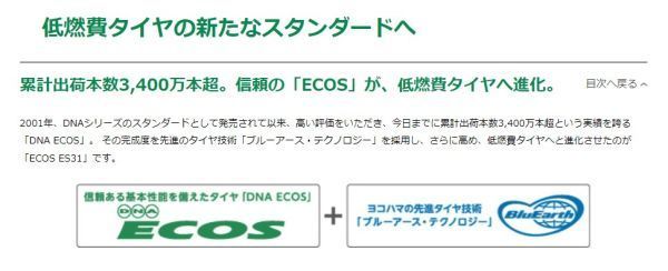 2024年製 日本製 YOKOHAMA●165/55R15●ECOS ES31 エコス 新品タイヤ 4本セット 本州は総額25,000円！！の画像5