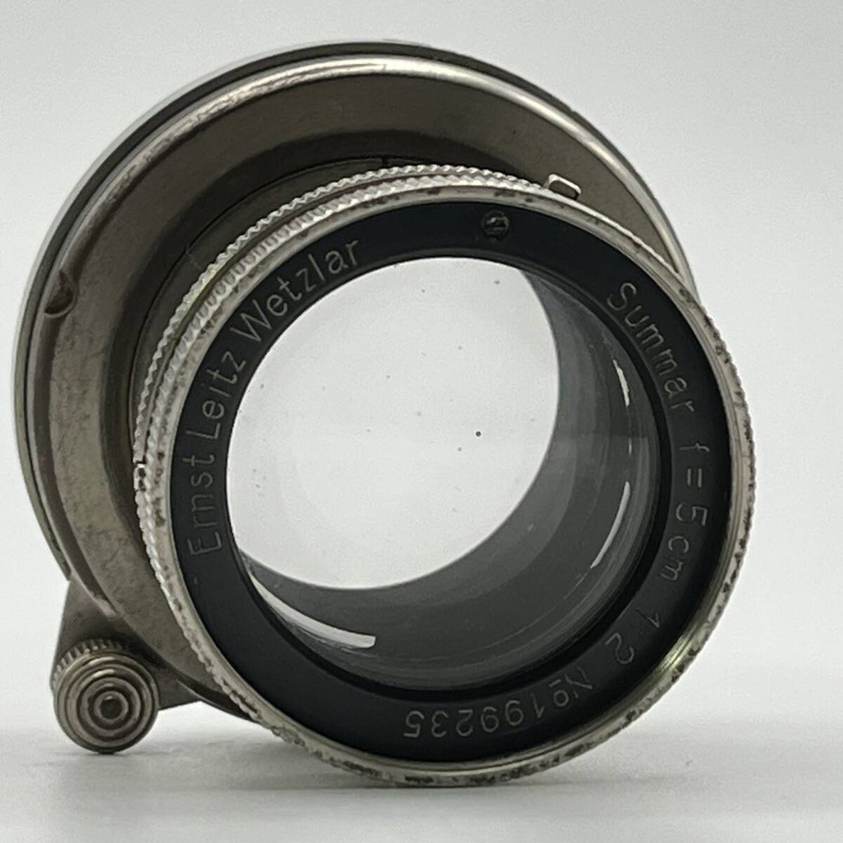 希少 生産数少 Nickel Summar 5cm f2 ニッケル ズマール 50mm Ernst Leitz Wetzlar Leica ライカ Lマウント 1934年 ドイツ製_画像9