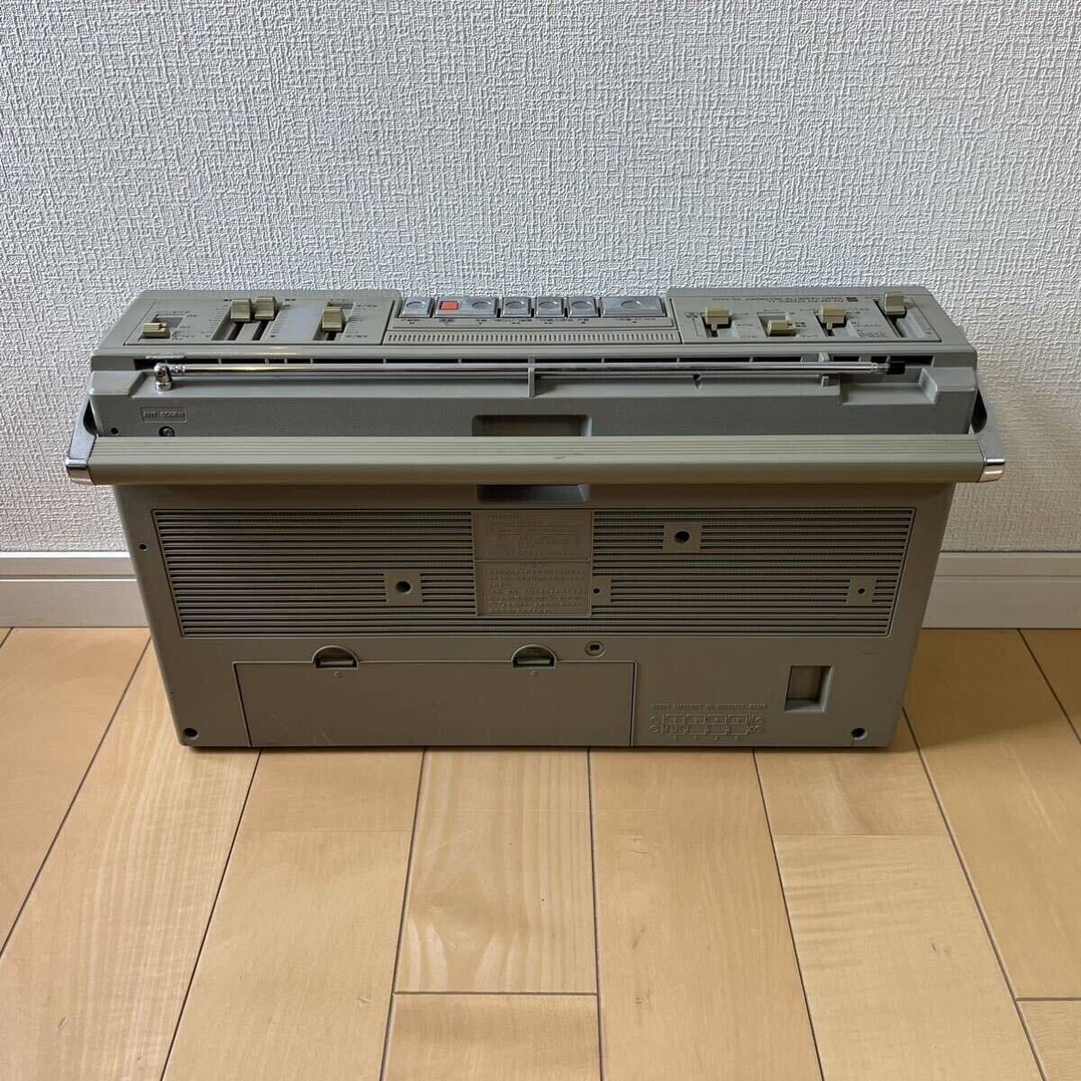 NATIONAL FM-AM-FM STEREO-LL RADIO CASSETE RECORDER RX-5200 松下電器産業 ナショナル ラジカセ の画像5