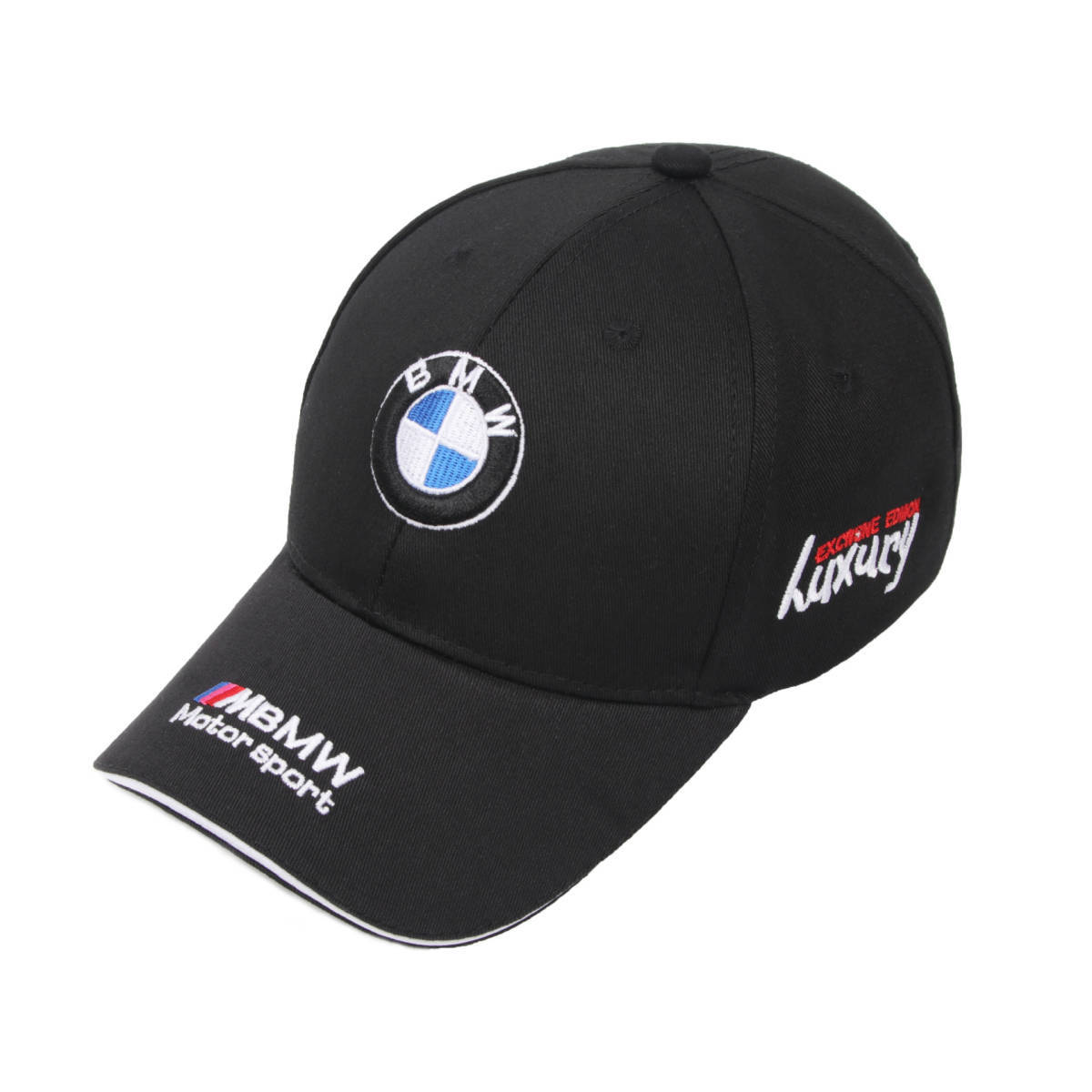 新品!BMW 帽子 スポーツ コットンツイル刺繍ロゴ ゴルフ 野球帽 moto sport_画像4