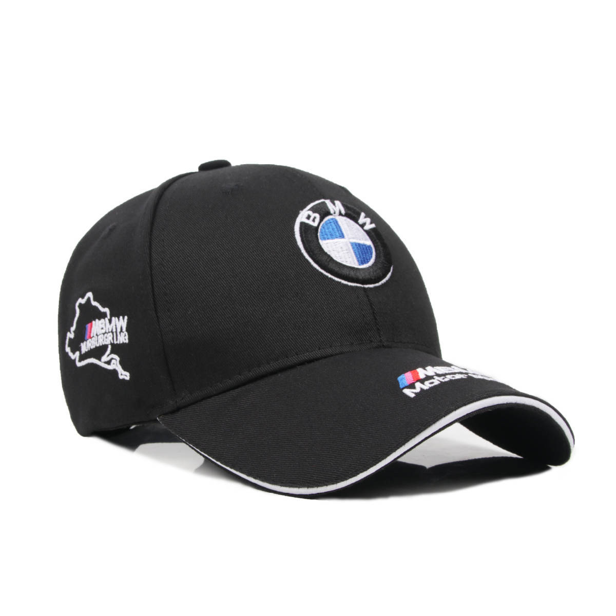 新品!BMW 帽子 スポーツ コットンツイル刺繍ロゴ ゴルフ 野球帽 moto sport_画像2