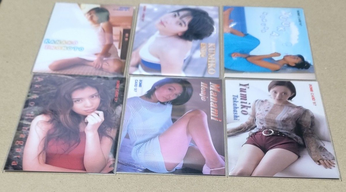 BOMB 97 グラビアアイドルトレーディングカード　未使用美品　雑誌付録　6枚