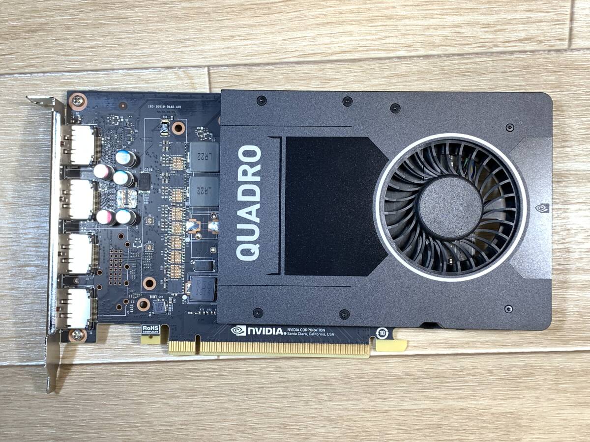 ★nVIDIA QUADRO P2000 5GB GDDR5 補助電源不要 DP×4 PCI Express 3.0グラフィックカード 良品美品★送520ok★の画像4