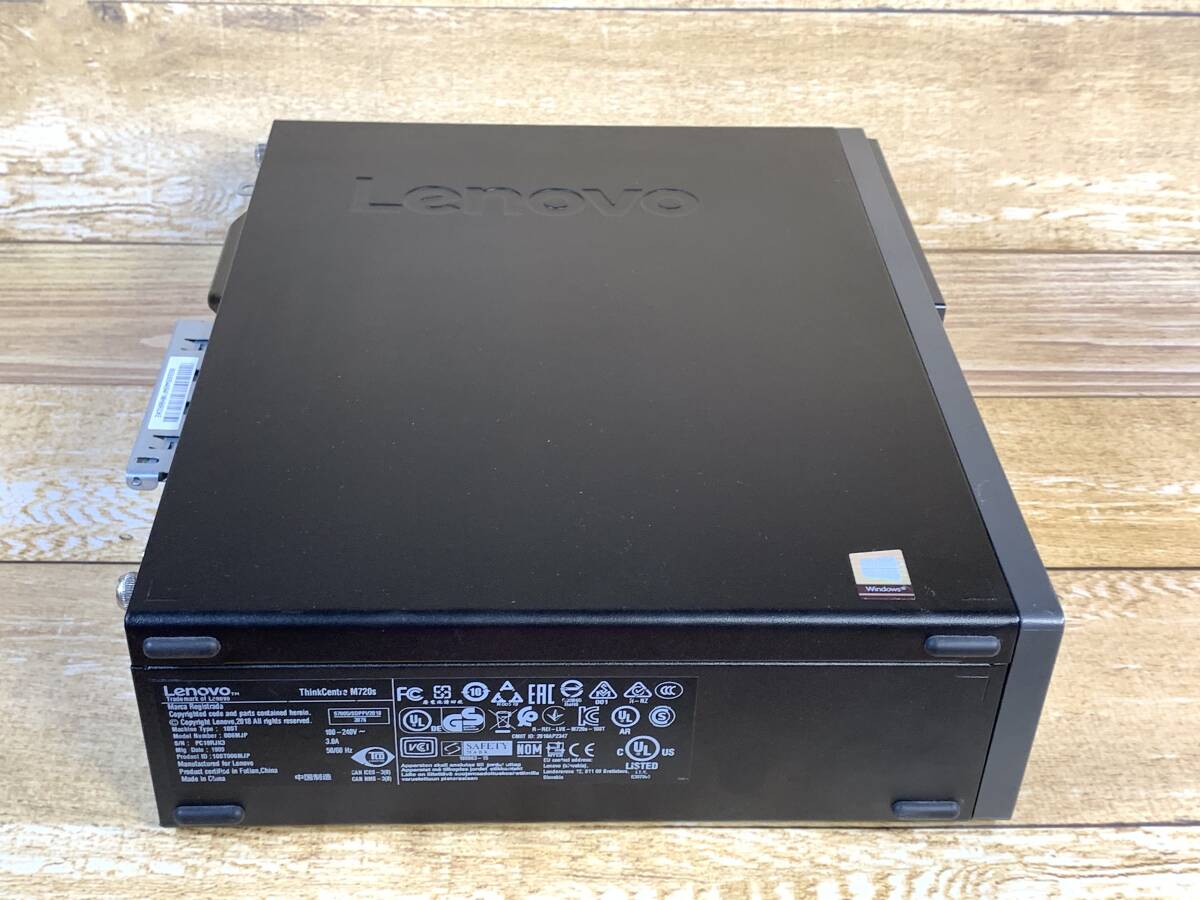 *Lenovo LGA1151 no. 8/9 поколение Type-C M.2 слот DVD настольный ThinkCentre M720s баребон хорошая вещь *