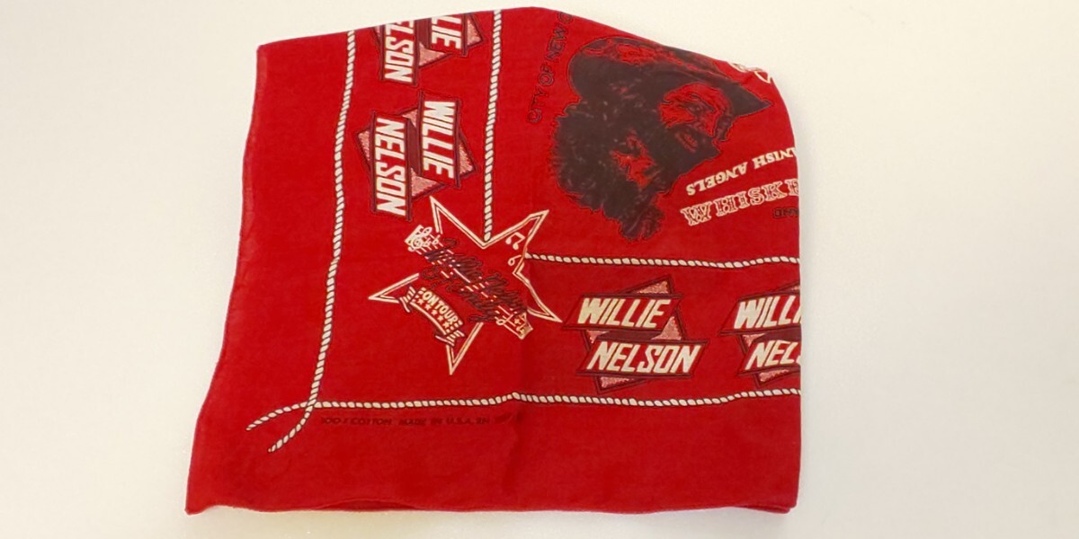 ウィリー・ネルソン Willie Nelson 1990年代 ツアー 冊子 バンダナの画像7