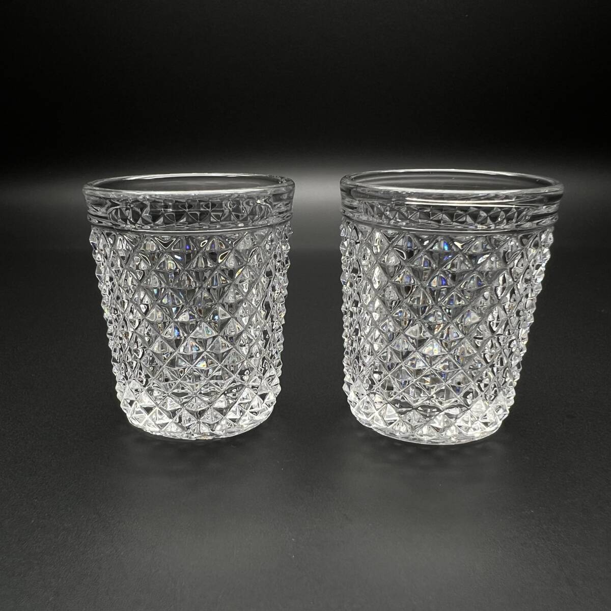 【ペアセット（B）】 バカラ ディアマン ビゾー ショットグラス 4.5cm baccarat diamant biseaux アペリティフ 食前酒 リキュール_バカラ ディアマン ビゾー ショットグラス