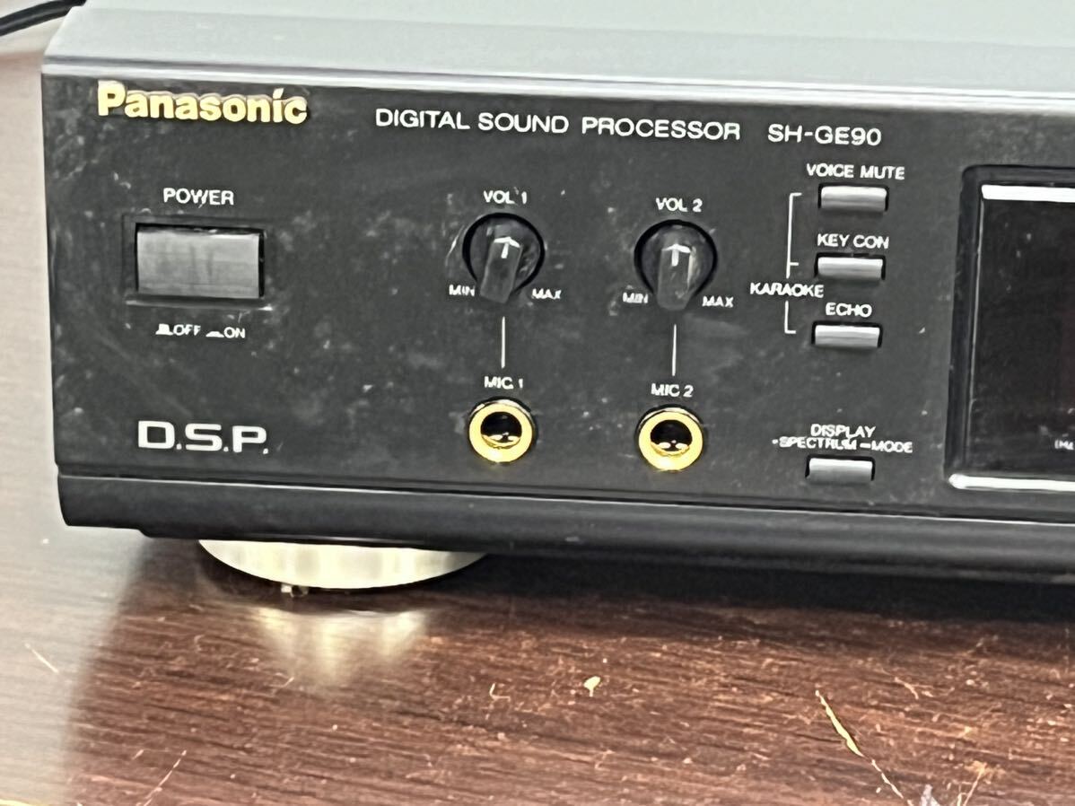 Panasonic パナソニック Digital Sound Processor デジタルサウンドプロセッサー SH-GE90 通電確認済 動作未確認の画像3