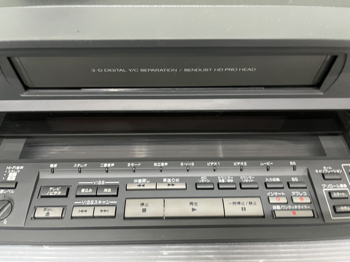 ジャンク品 Victor ビクター HR-X3SPT ビデオデッキ 現状品 ビデオレコーダー オーディオ機器 S-VHS の画像8