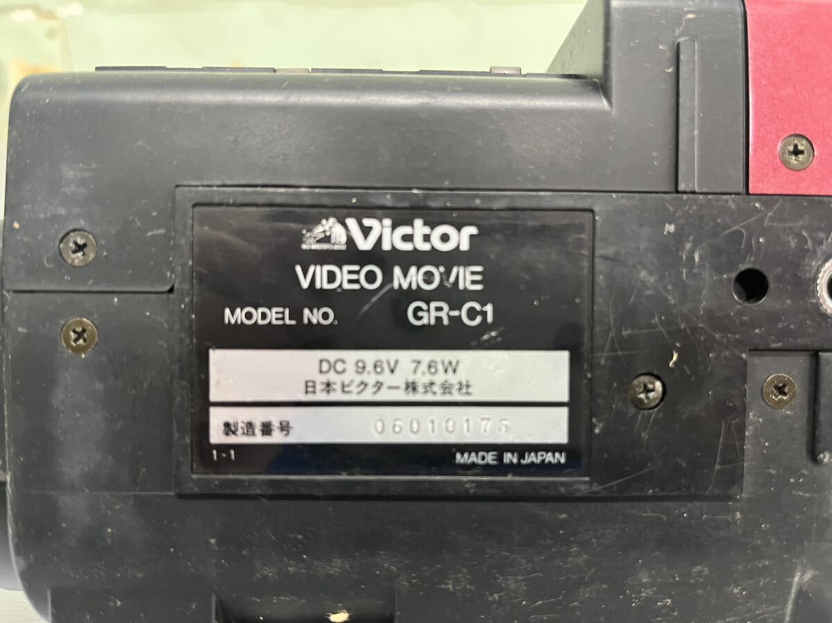 ジャンク品 Victor ビクタービデオムービーGR-C1 ACアダプタ AA-P1 ビデオカメラ ビンテージ の画像5
