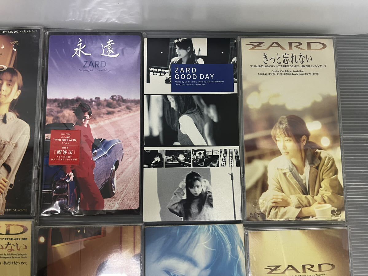 ZARD 8cm CD single together 18 pieces set minus . not ... other slope . Izumi water autographed equipped 