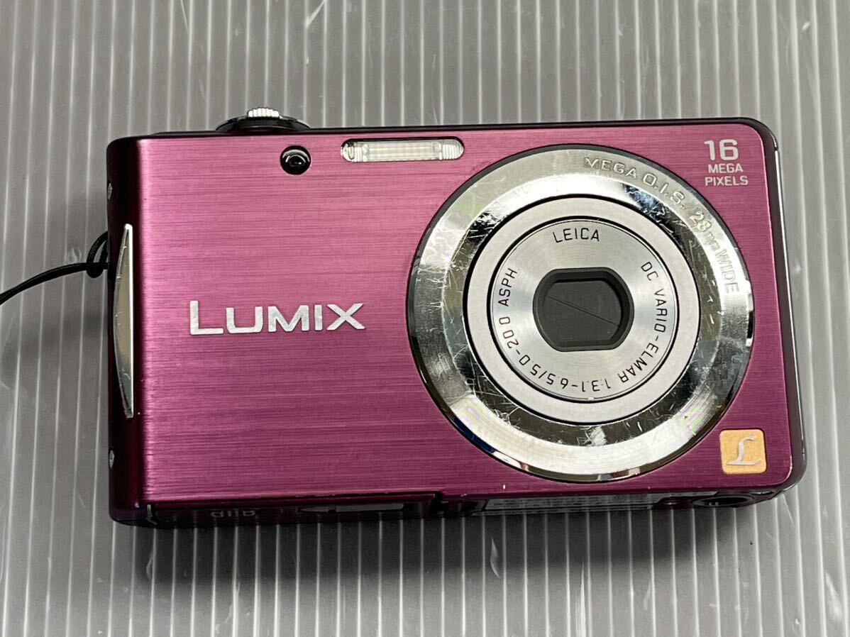 Panasonic LUMIX パナソニック ルミックス コンパクトデジタルカメラ DMC-FH5 バイオレット 説明書なし 動作確認済みRICOHソフトケース_画像2