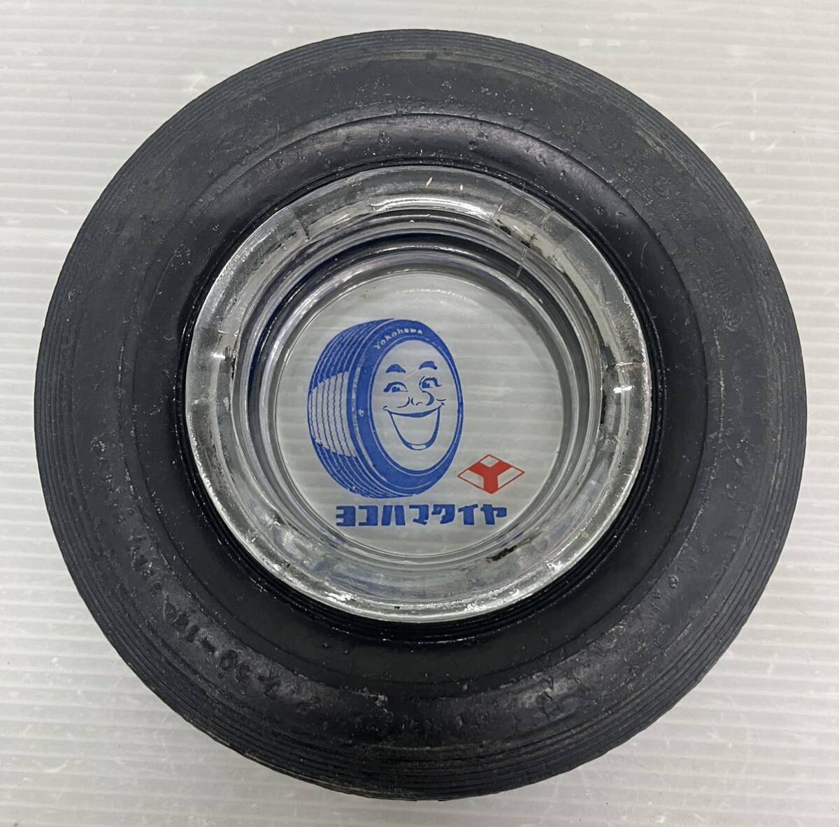 タイヤ灰皿　当時物　希少品　YOKOHAMAタイヤ　タイヤ型 昭和レトロ _画像1