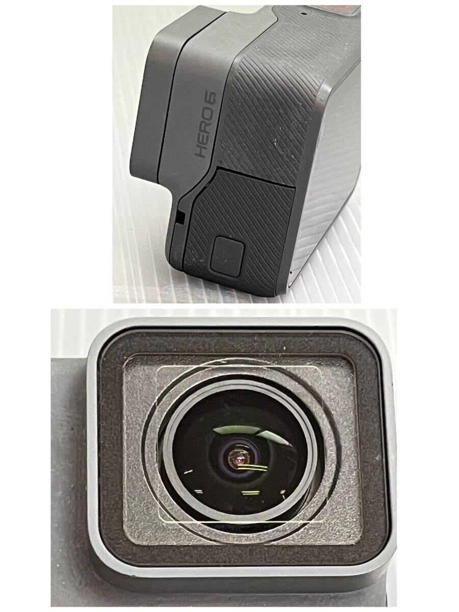 ジャンク品 GoPro HERO6 /デュアルバッテリーチャージャー AADBD-001 /ケース 3点セット 動作未確認の画像4