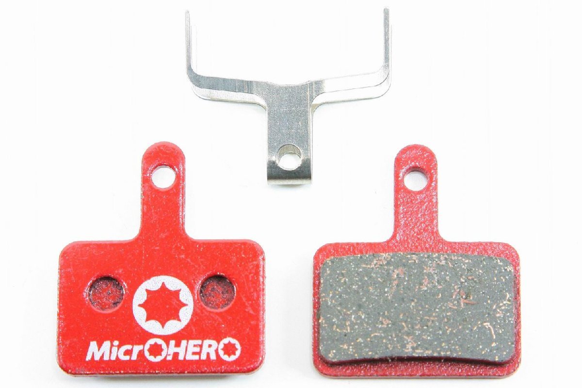 【即納】MicrOHERO製 シマノ SHIMANO M416 M445 M575用 　B01S E01S　互換　ディスクブレーキパッド　レジンパッド　BP-R001_画像1