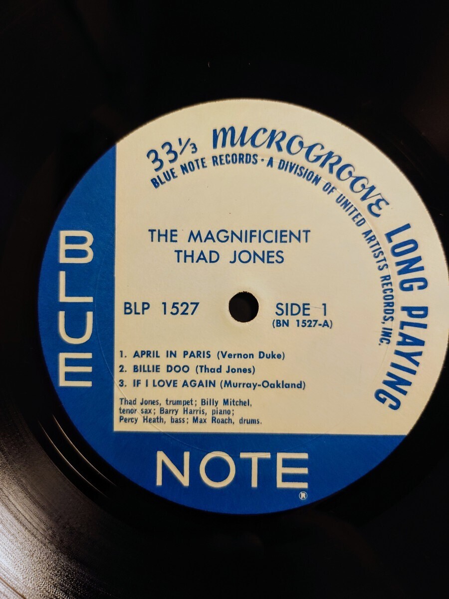 Thad Jones サド ジョーンズ The Magnificent MONO 青白US盤の画像3