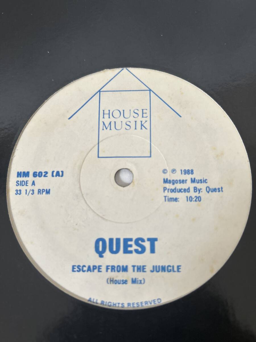 RALPHI ROSARIO - HEX COMPLEX / I WANT YOU , QUEST / ESCAPE FROM THE JUNGLE 1988 US 12INCH HOUSE CLASSIC_画像3