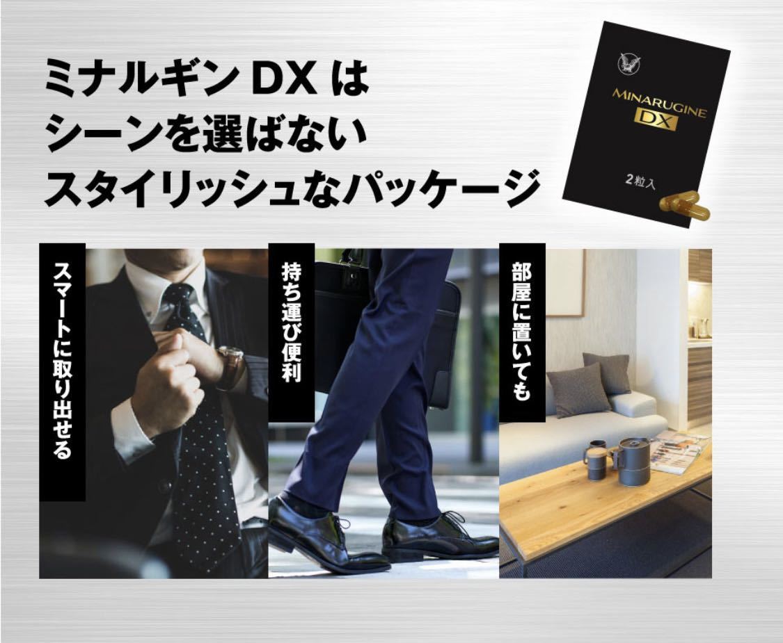 ★送料無料★ 大正製薬 ミナルギンDX 1箱30袋入 L-アルギニン 亜鉛 マカエキス末 乾燥すっぽん粉末 滋養強壮 サプリメント MINARUGINEDX_画像6