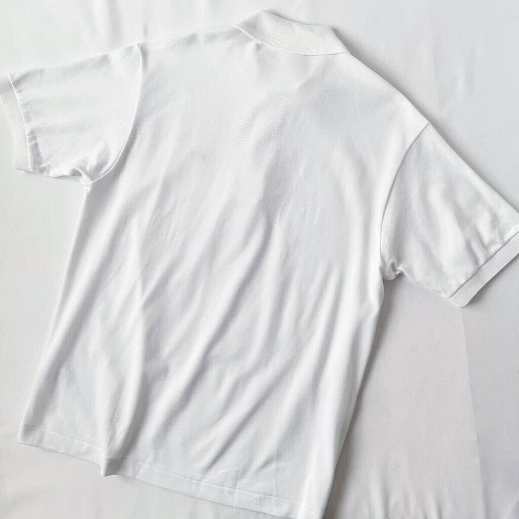 (未使用) ラコステ LACOSTE 半袖 ポロシャツ L1212 5 (日本XL) ホワイト シャツ クラッシックフィットの画像9