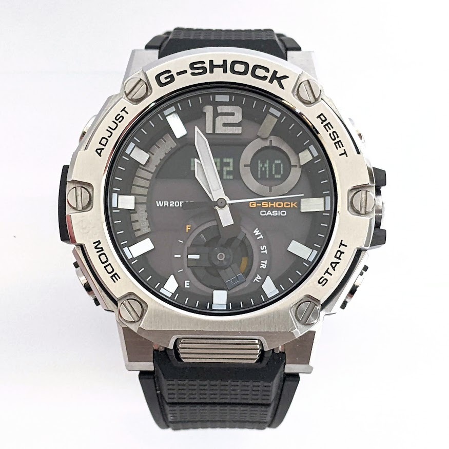 【18761】CASIO カシオ G-SHOCK Gショック GST-B300 G-STEEL カーボンコアガード ラギッドスタイル タフソーラー Bluetooth搭載 稼働品の画像2