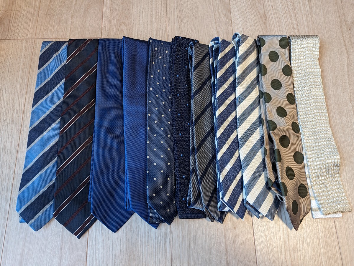 [ продажа комплектом ] галстук 1 1 шт. Luigi Borrelli 5шт.@ franc kobasi3шт.@ United Arrows 2 шт Lanvin 1 шт. 