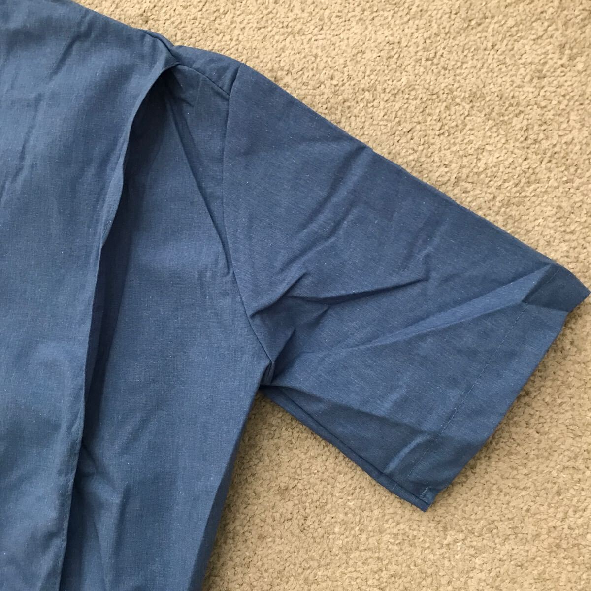 新品/未着用 Dickies ディッキーズ 33999 MB サイズ SMALL Mブルー 半袖 ツナギ オールインワン S/S COVERALL ワークウェア 作業着 春夏の画像9