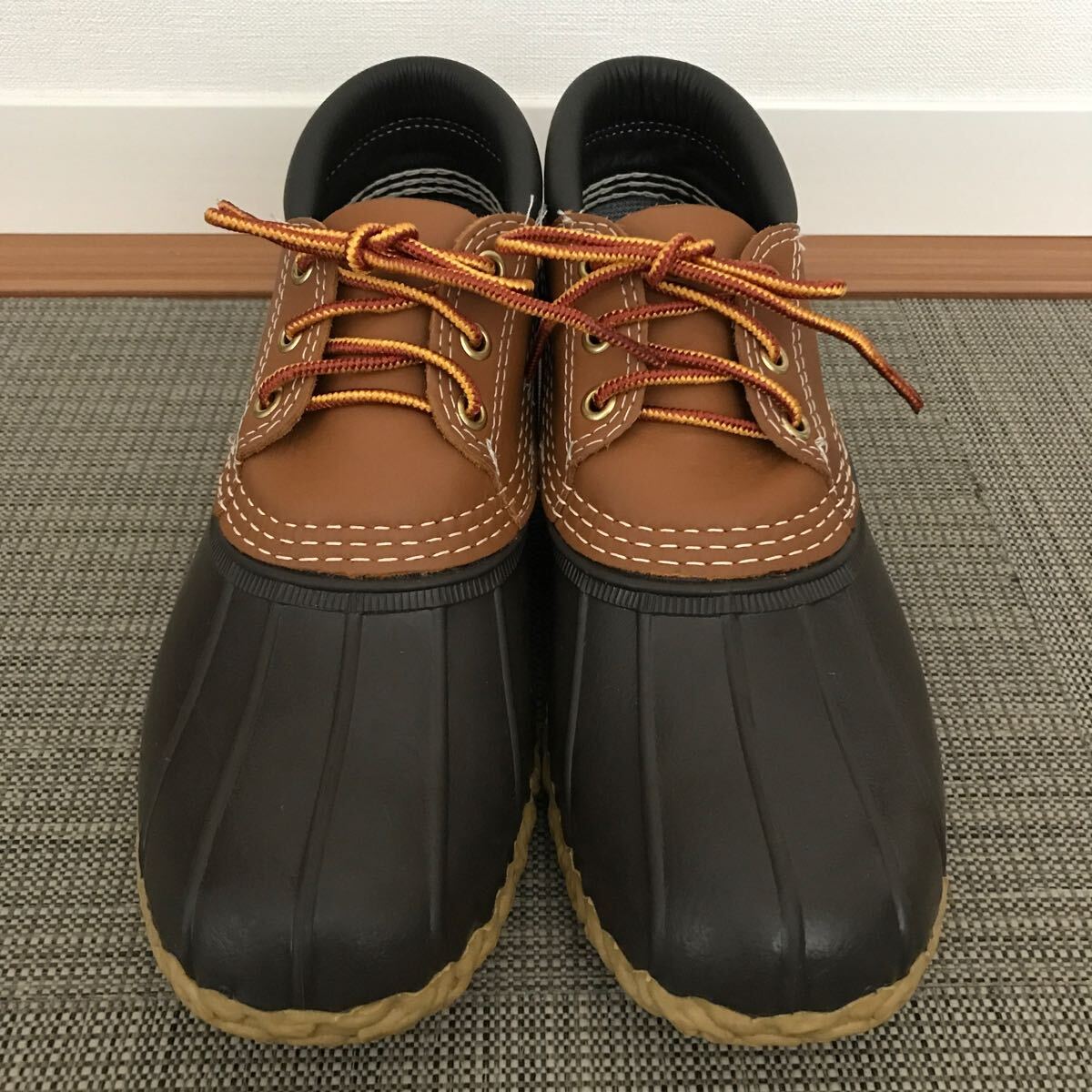 美品 USA製 LLBean エルエルビーン 175060 メンズ ビーンブーツ ガムシューズ size 7/M Bean Boots Gumshoes ハンティング 短靴 シューズの画像3