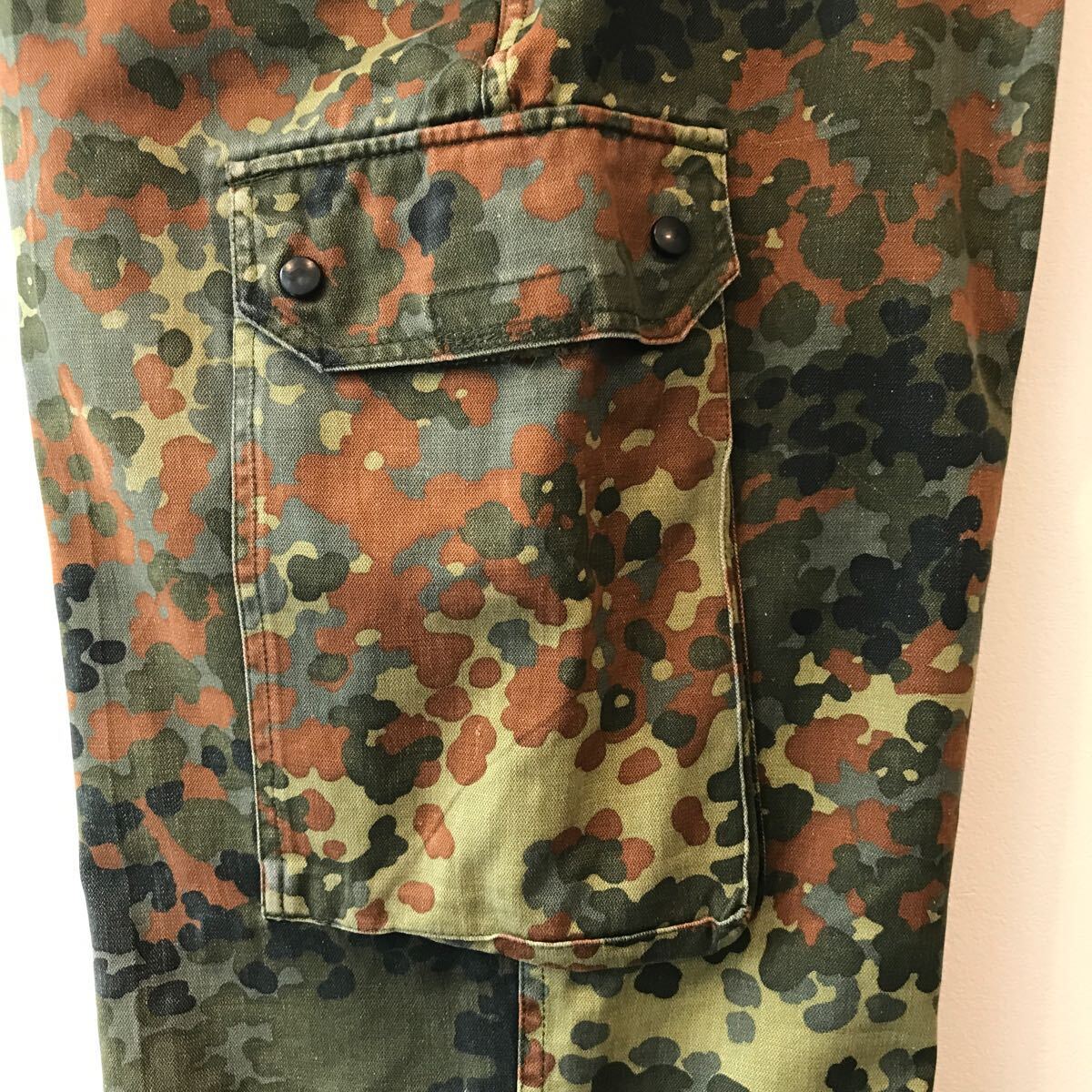 90s Germany army the truth thing frekta- duck pants camouflage cargo pants W34 L29 euro Vintage military OPTI one-side nail CARGO PANTS 80s