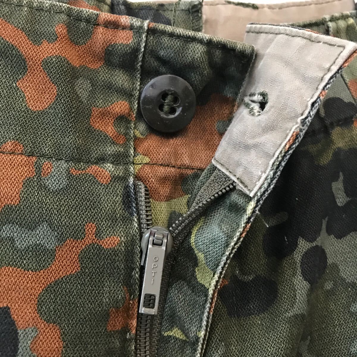 90s Germany army the truth thing frekta- duck pants camouflage cargo pants W34 L29 euro Vintage military OPTI one-side nail CARGO PANTS 80s