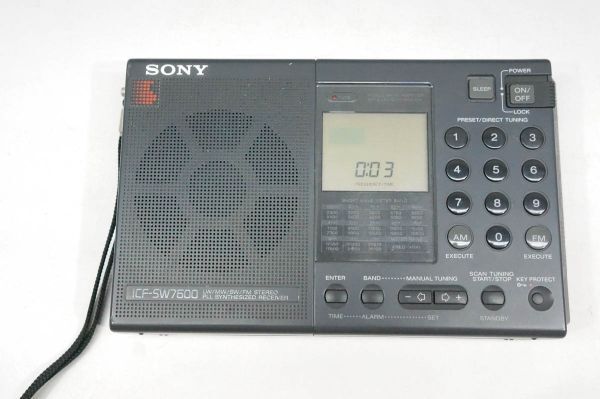 SONY ソニー ICF-SW7600 ワールドバンドラジオ コンパクトラジオ A484の画像2