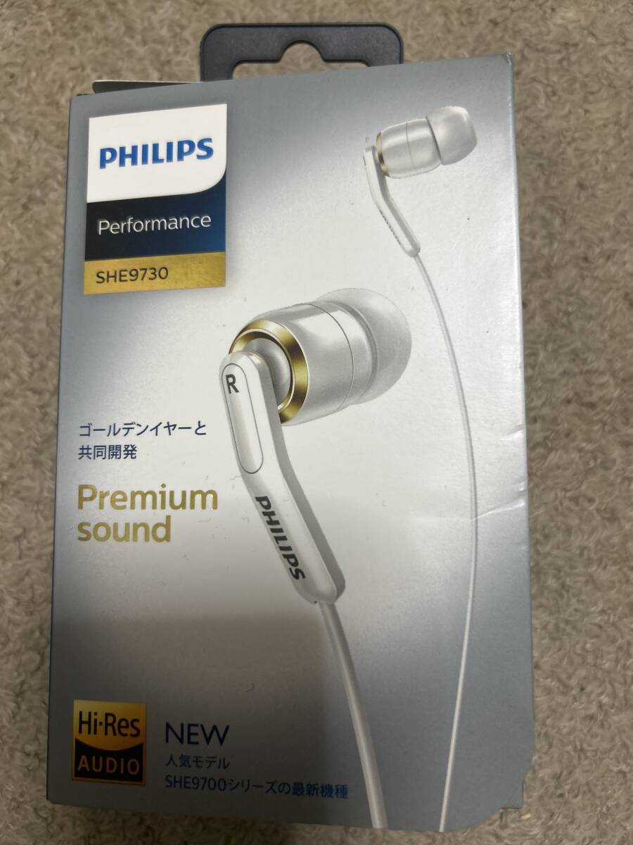 PHILIPSハイレゾ対応プレミアムサウンドSHE9730元箱付属全部有の画像1