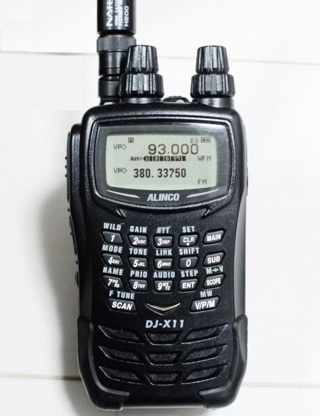 アルインコ　DJ-X11　広帯域受信機　0.05～1300MHz　SSB／CW受信可能