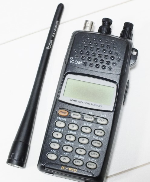  Icom IC-R10 0.5~1300MHz all mode reception possibility band scope installing 