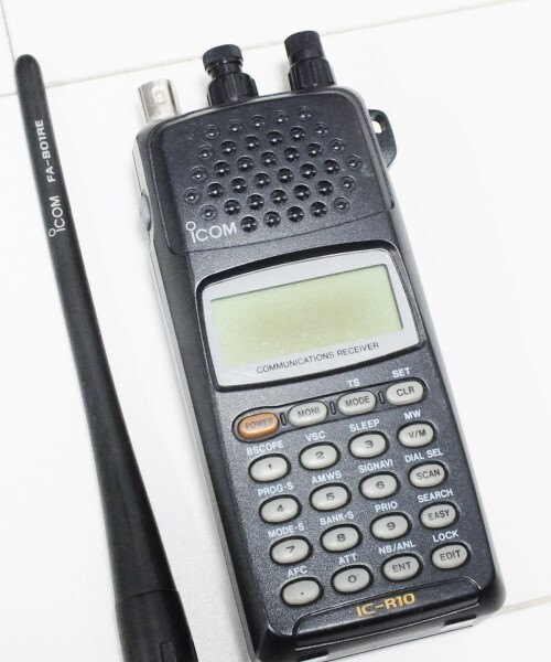 アイコム　IC-R10　0.5～1300MHz　オールモード受信可能　バンドスコープ搭載