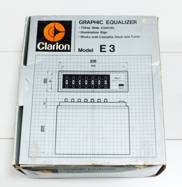 希少 Clarion クラリオン E3 グラフィック イコライザー GE-803A 未使用品の画像4