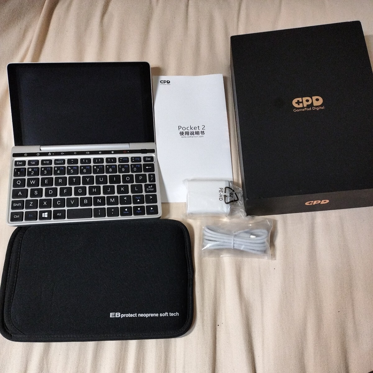 GPD Pocket2 soft case attaching 